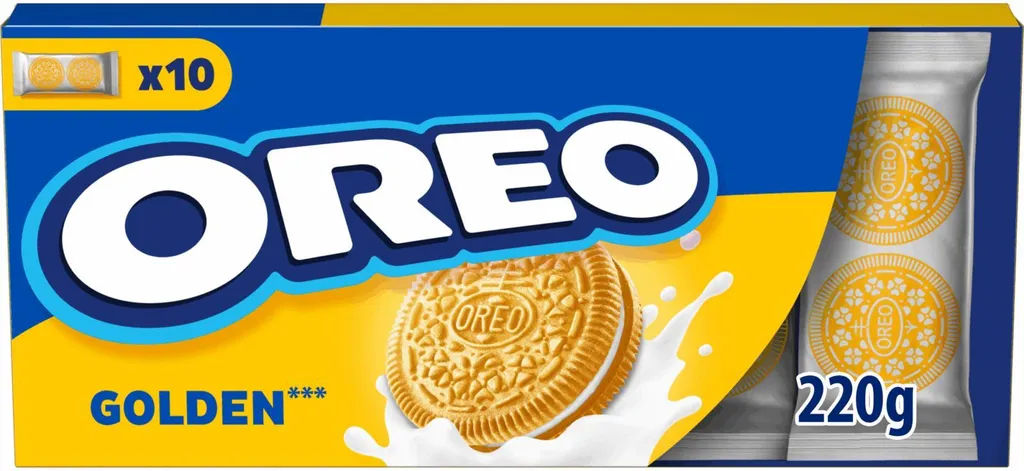 Oreo Golden pour le Goûter des Enfants - Lot Économique de 8 x 220g