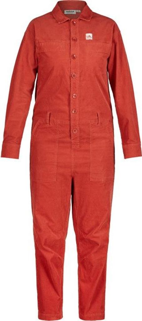 Oversize Cord-Overall aus Baumwolle mit Brust-, Hosen- und Gesäßtaschen, Größe M