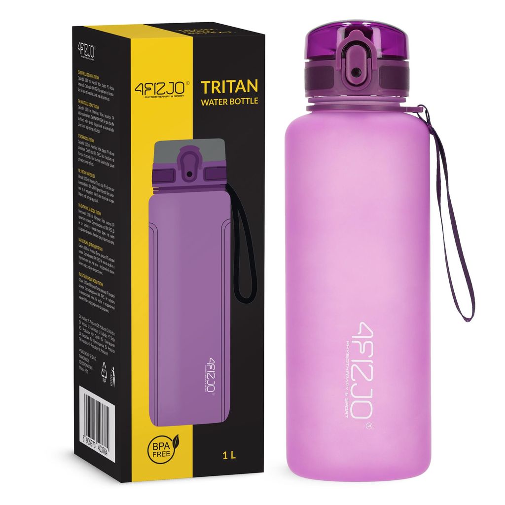 4FIZJO Sportflasche 1 L, Tritan, auslaufsicher, Fitness, Produktbild 