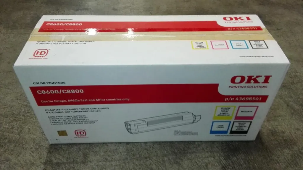 Toner OKI Rainbow Pack quadri haute fidélité pour impression