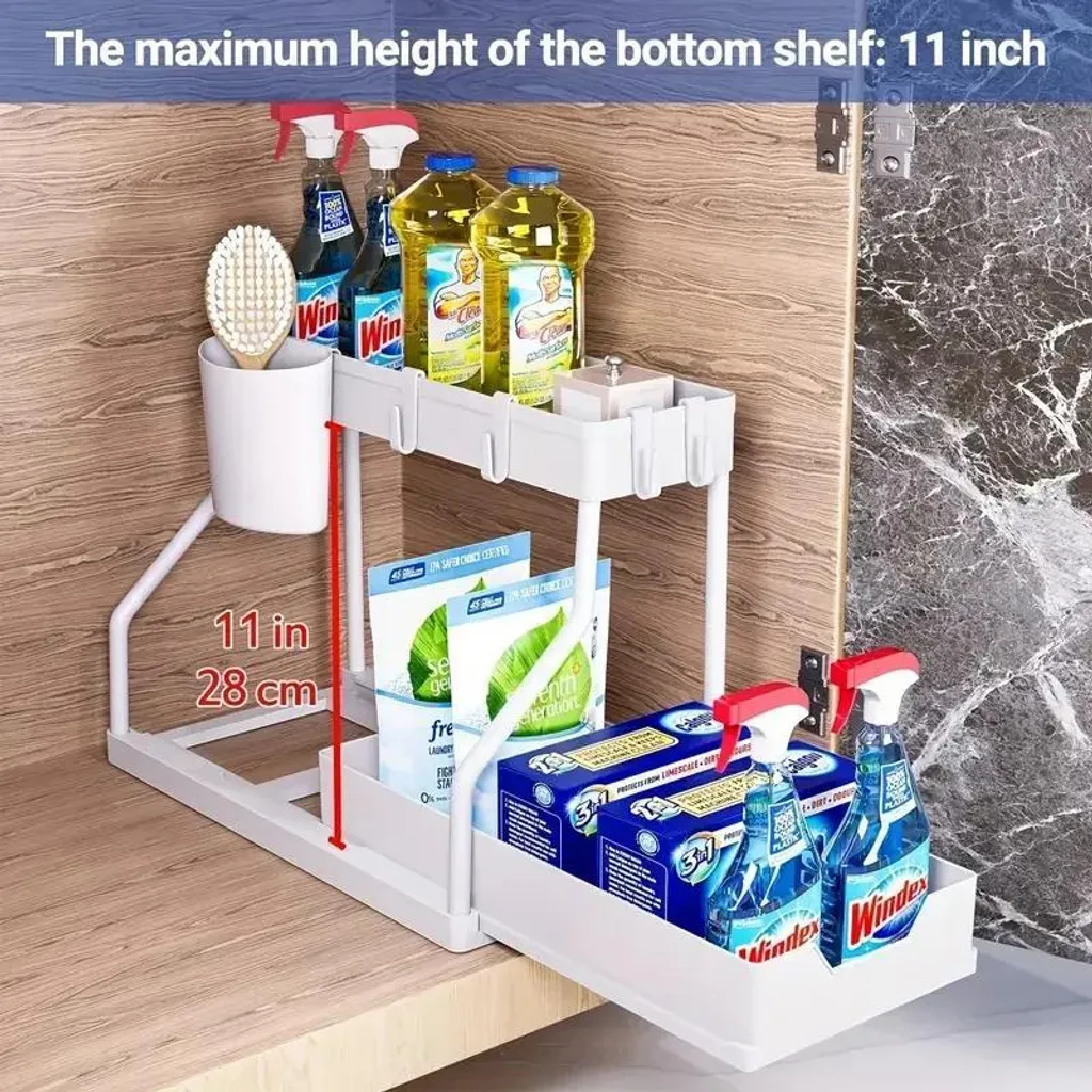 Étagère de rangement pour garage et buanderie, multi-niveaux blanche