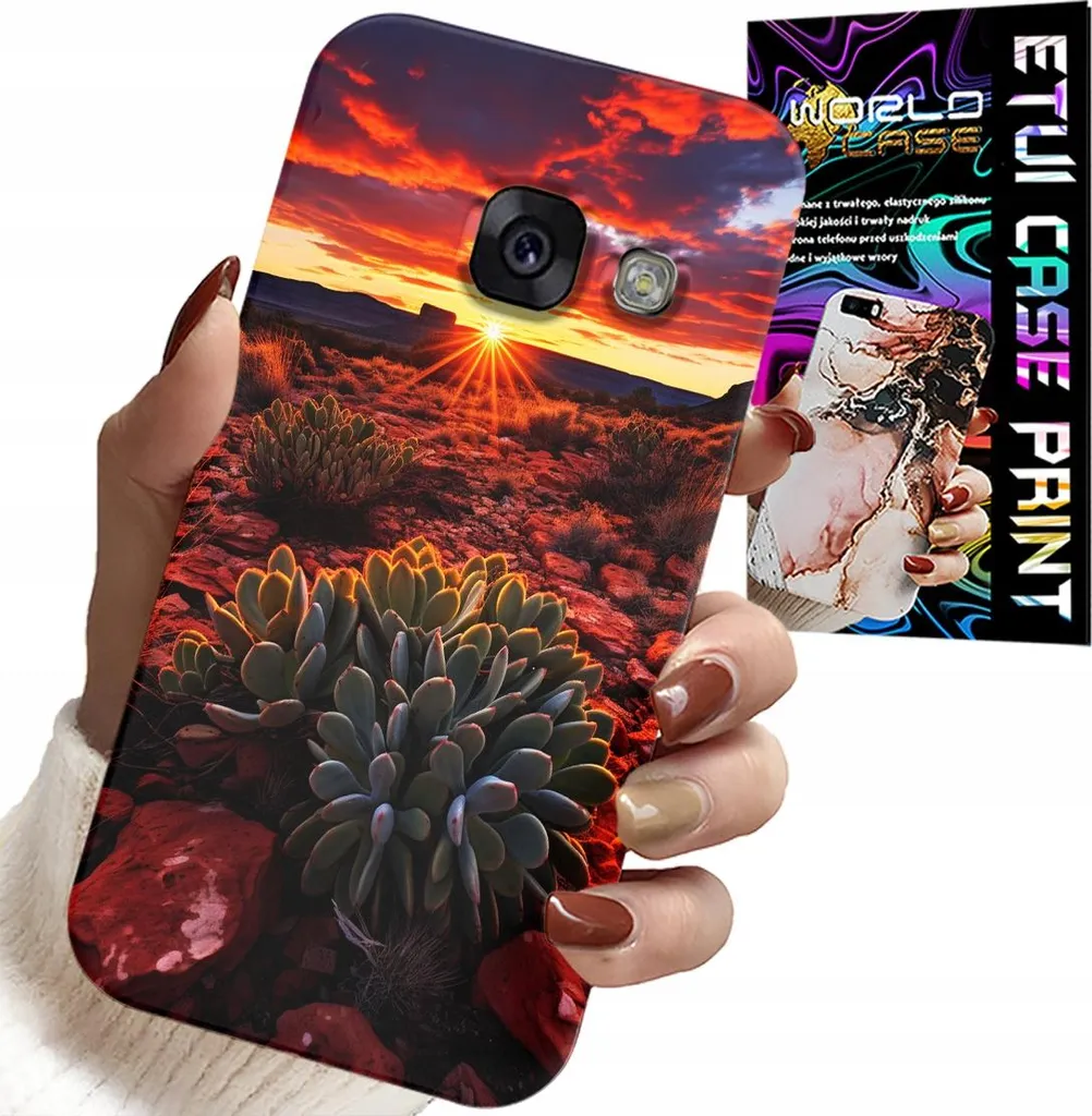 Custodia Per Samsung A5 2017 - Custodia + Vetro Con Vista Sul Deserto Messicano