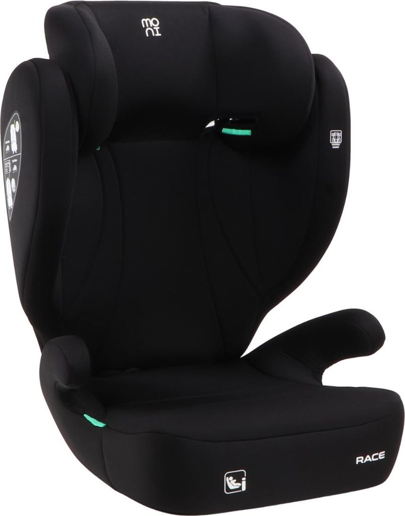 Moni Race Cosmo Black i-Size 100-150 cm Autokindersitz Produktbild 