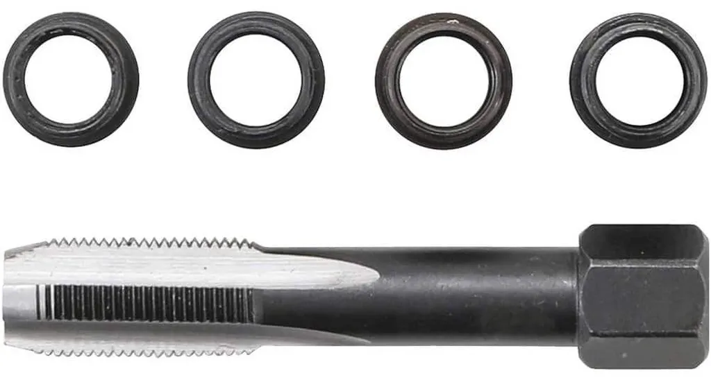 Kit Tarauds et Inserts M10 x 1,0 pour Bougies d'Allumage - Acier Durable