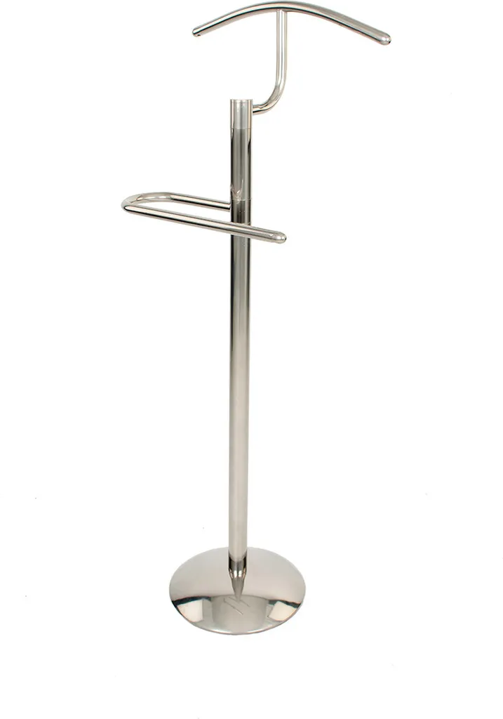 Porte-vêtements design Dressboy en alu - Finition métal gris haut de gamme