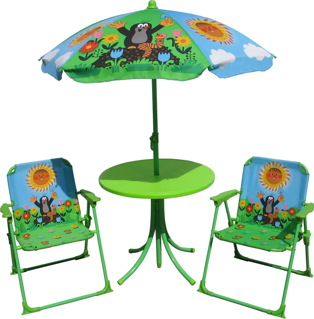 Ensemble jardin WIKY Taupe pour terrasse et balcon - Salon détente 4 pcs