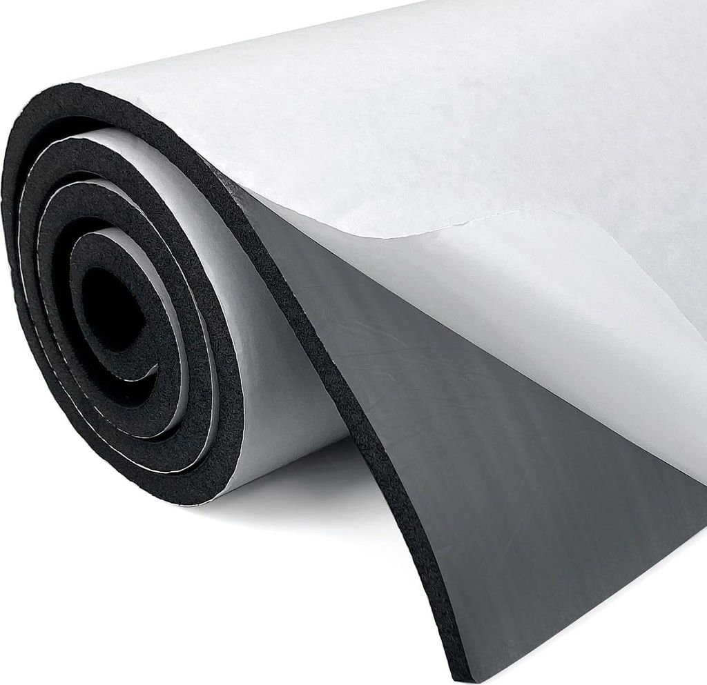 Selbstklebendes Neopren-Schutzdicht für Schall- und Rutschschutz – Multifunktionaler Schaumgummi 300mm x 12mm x 3m