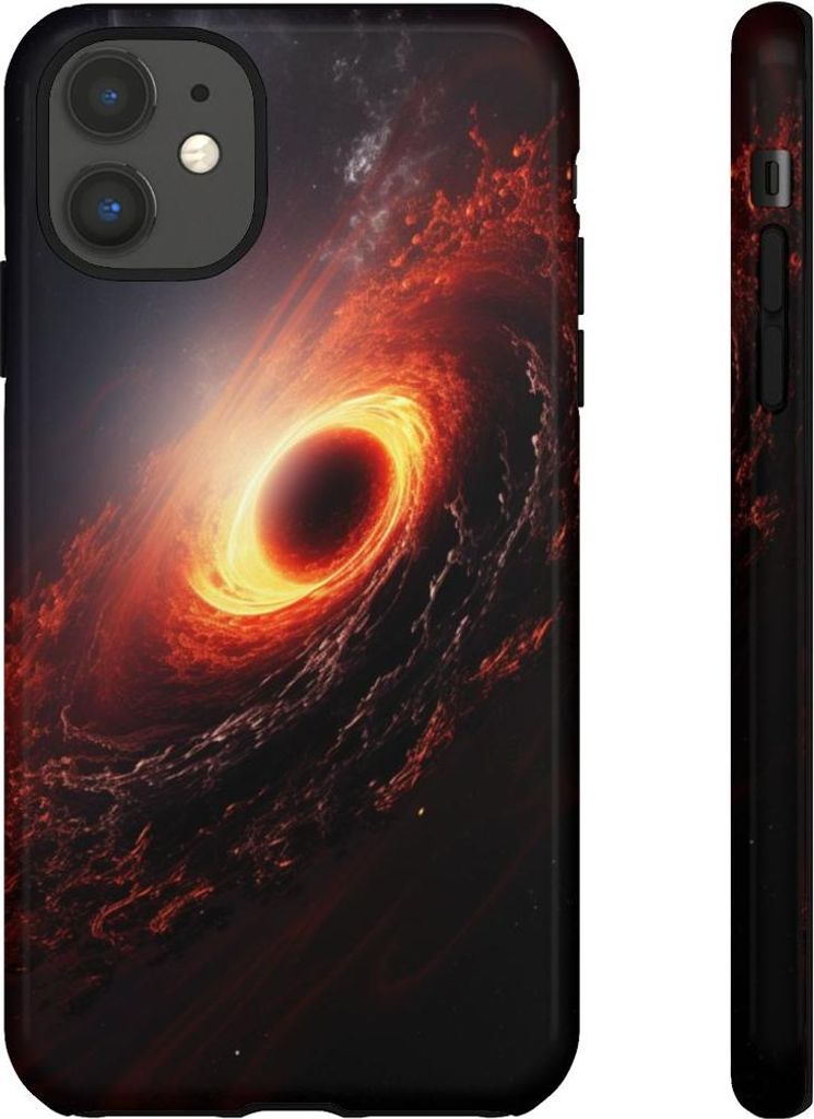 Glühendes Schwarzes Loch im All – Hülle Kompatibel mit iPhone 11