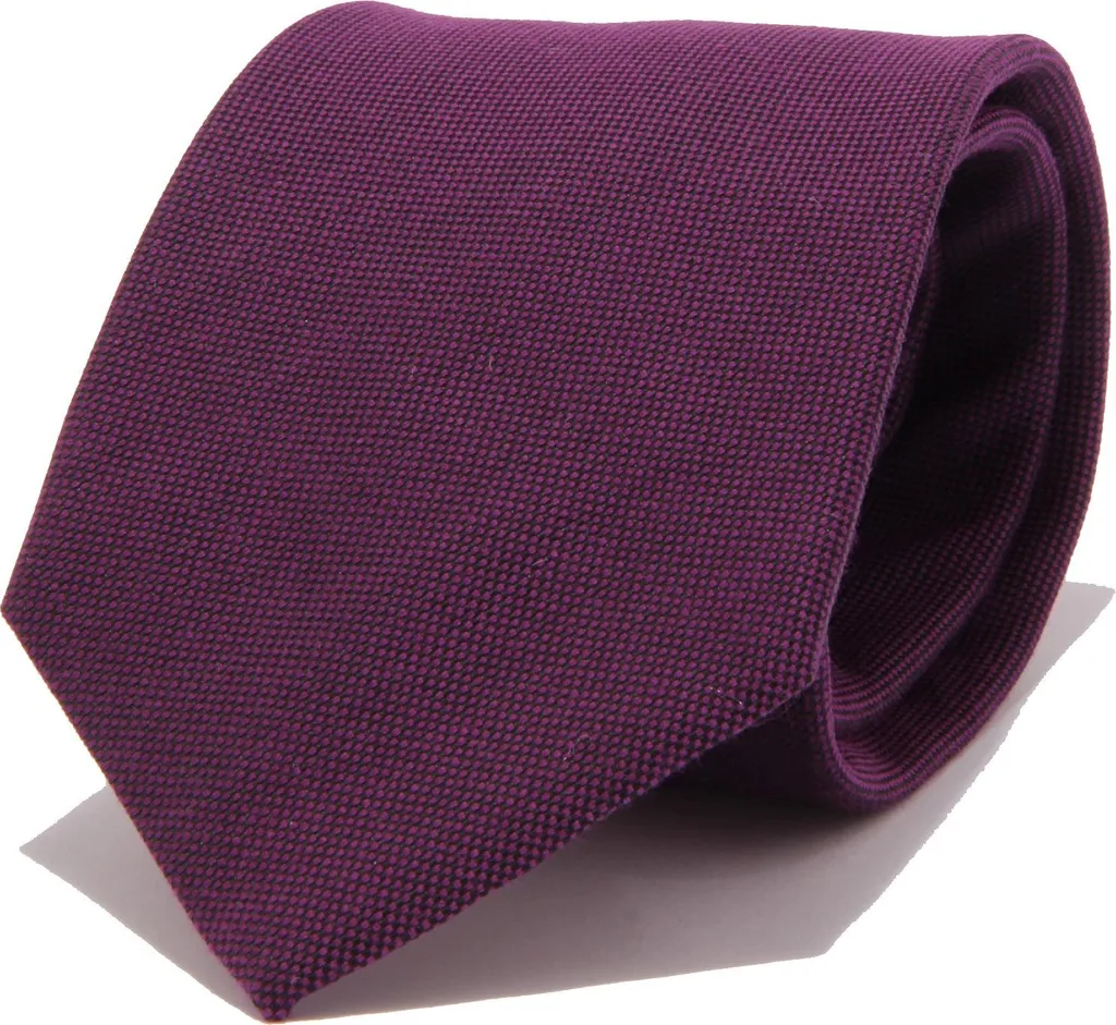 Cravatta Slim-Fit 8972W Viola in Lana - Accessorio Uomo Business Casual