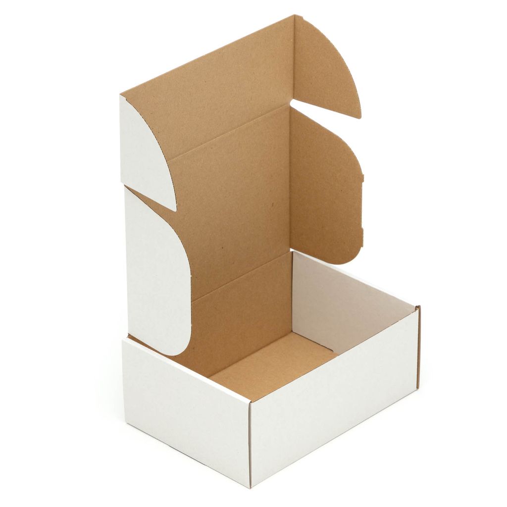 Lot De 100 Cartons Postaux Bruns - Format 260 X 170 X 120 Mm - Carton Ondulé Pliable Pour Envoi