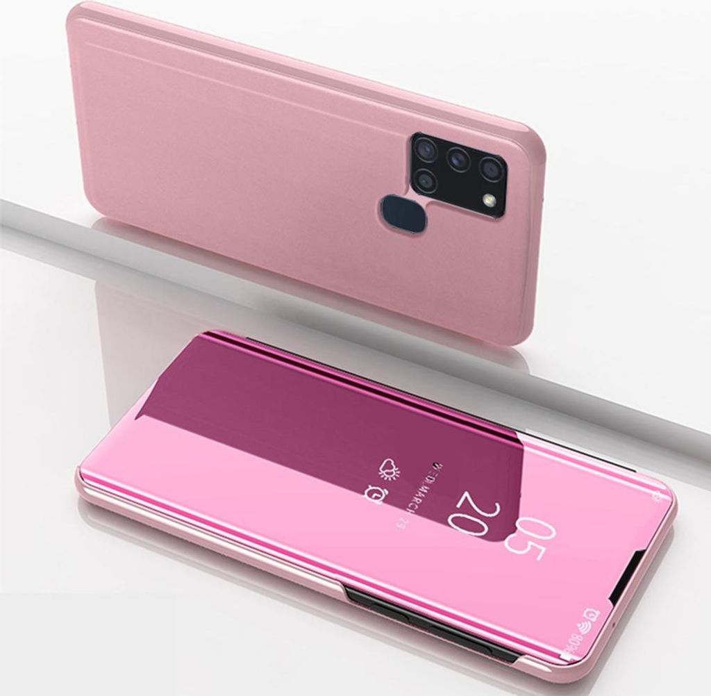 Samsung Galaxy A21s Hülle - Coverup Mirror View Case - Roségold
