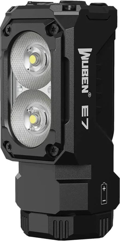 Wuben E7 EDC aufladbare Winkel LED Kopflampe Taschenlampe - Produktbild 