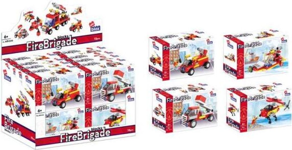 Mega Creative Baublöcke Alleblox Fire Brigade 63-64el Mix P12 Preis für 1 PCs