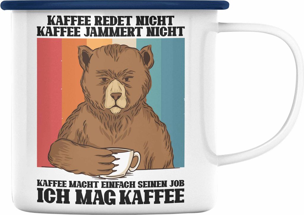 Trendation - Jobwechsel Geschenk Neuer Job Kollege Kollegin Abschiedsgeschenk Abschied Emaille TasseViel Spaß Bei Der Suche Nach So Einem Team Wie...