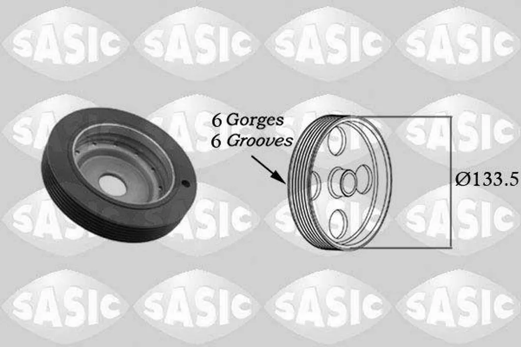 Supprimer les Vibrations Moteur avec la Poulie Vilebrequin Sasic 2154001