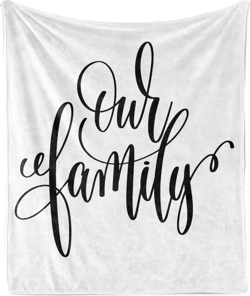 Couverture polaire ultra douce anthracite et blanc, format famille
