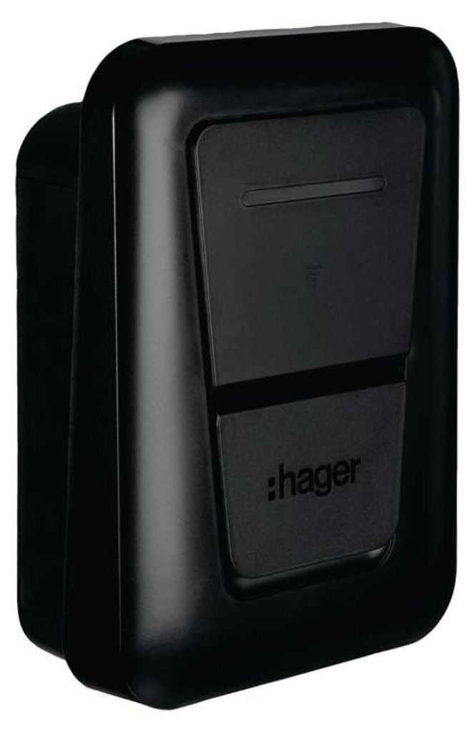 EVCS Hager witty one 11kW 3f RFID Bluetooth charging Immagine del prodotto 