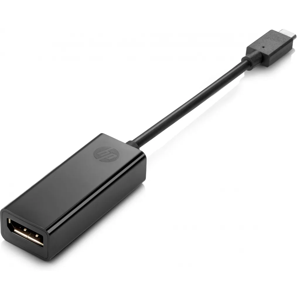 Design Essenziale: HP Adattatore USB-C-zu-DP Nero Originale