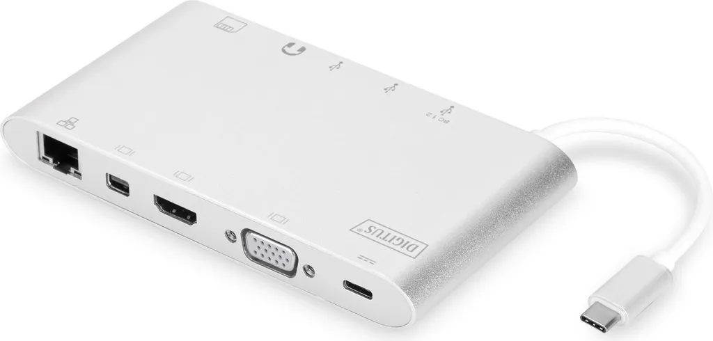 Hub USB-C Universel DIGITUS : Connectez vos Périphériques en USB 3.1