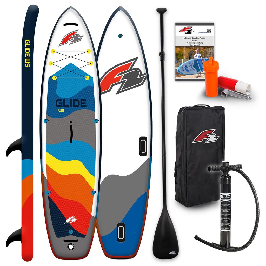 F2  SUP Stand Up Paddle Board Glide WS  10'8''  Grau Produktbild 