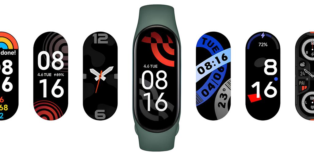 Inteligentní náramek M7 Smart Band 7 Black, moderní fitness Obrázek produktu 