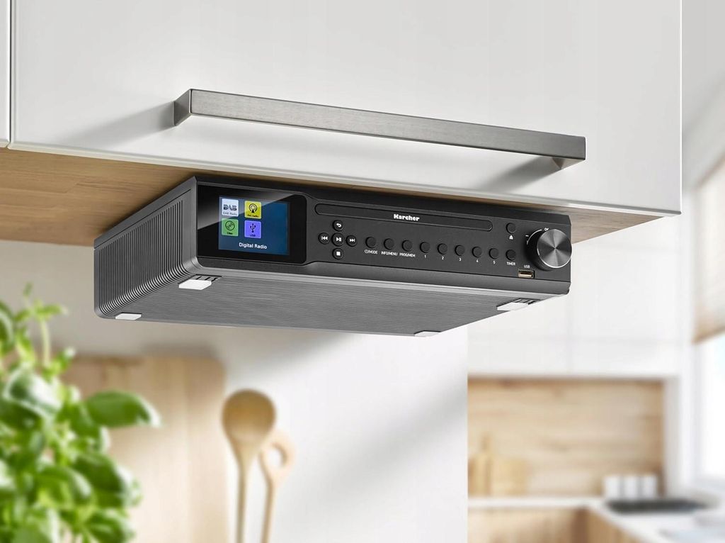 Karcher RA 2060D-B - Unterbau-Küchenradio mit CD-Player, Produktbild 