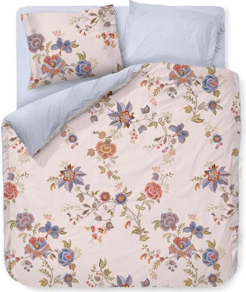 Pip Studio Cece Fiore Bettwäsche-Garnitur Farbe White Größe 200x200+2x80x80