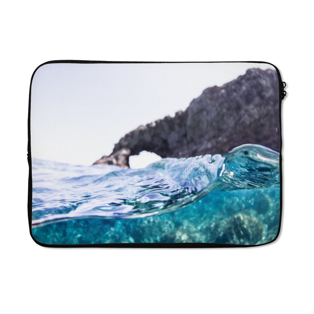 MuchoWow Laptop Hülle 14 ZollWasser - Golf - Meer Laptoptasche - Laptoptasche - Stoßsicher - Schutzhaube