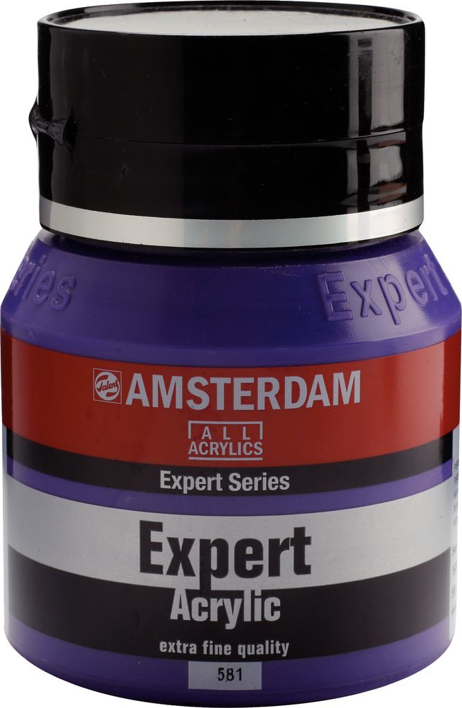 Amsterdam Expert Series Acrylfarbe Flasche 400 ml Permanentblauviolett Deckend 581