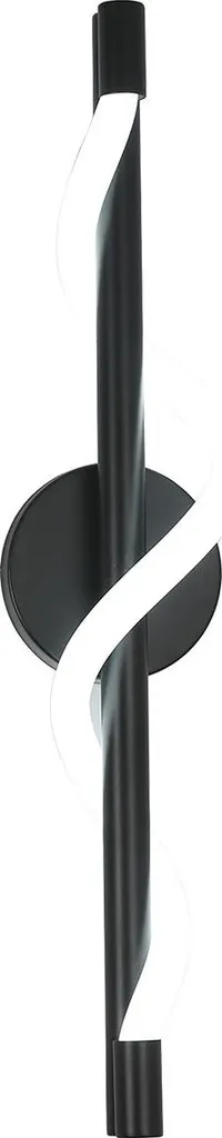 Applique LED 12W MELECA noire verticale avec éclairage modulable intégré - 3