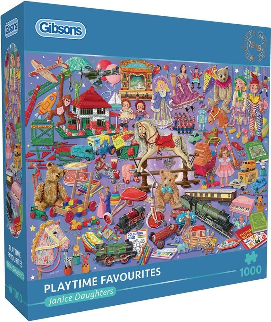 GIBSONS Puzzle-Spielzeug zum Betrü gen, 1000 Stü ck