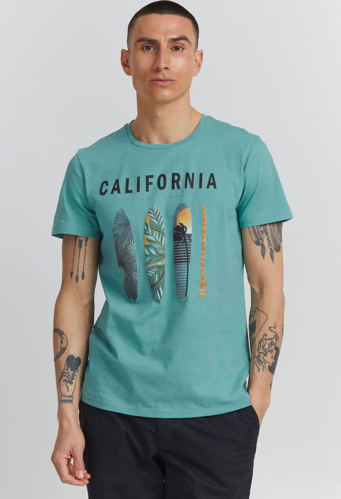 BLEND BHOrin - 20714918ME Herren T-Shirt Longshirt Basic