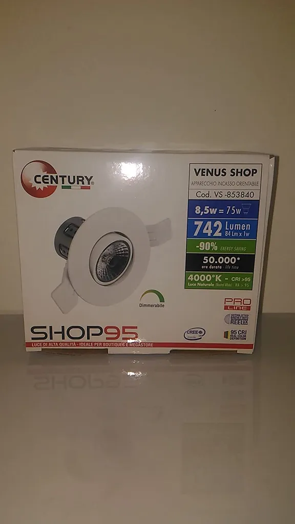 Lampe LED Orientable pour Éclairage de Vitrine Century VS-853840 DIA