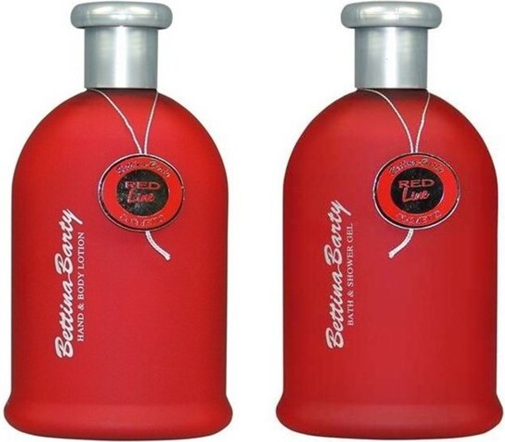 Bettina Barty Red Line Body Lotion 500ml + Bath Shower Gel 500ml