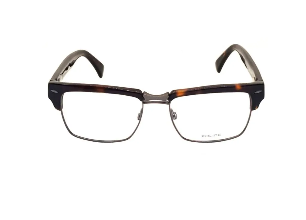 POLICE V1698 0722 monture de lunettes de vue homme en écaille