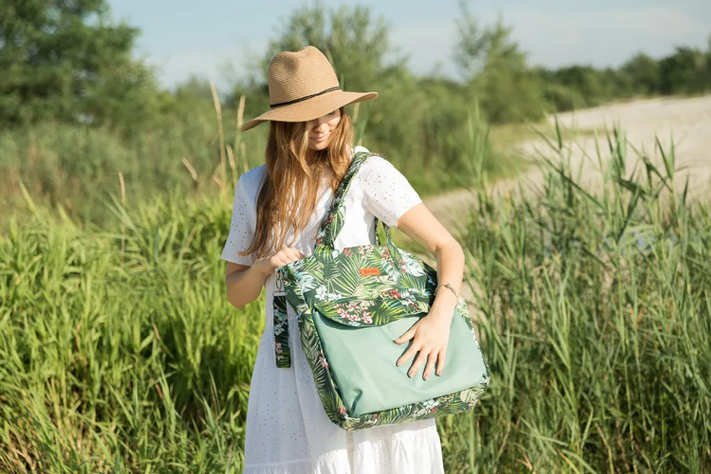 Sac de promenade pour bébé Mama Sensillo : polyvalence et style vert - 16