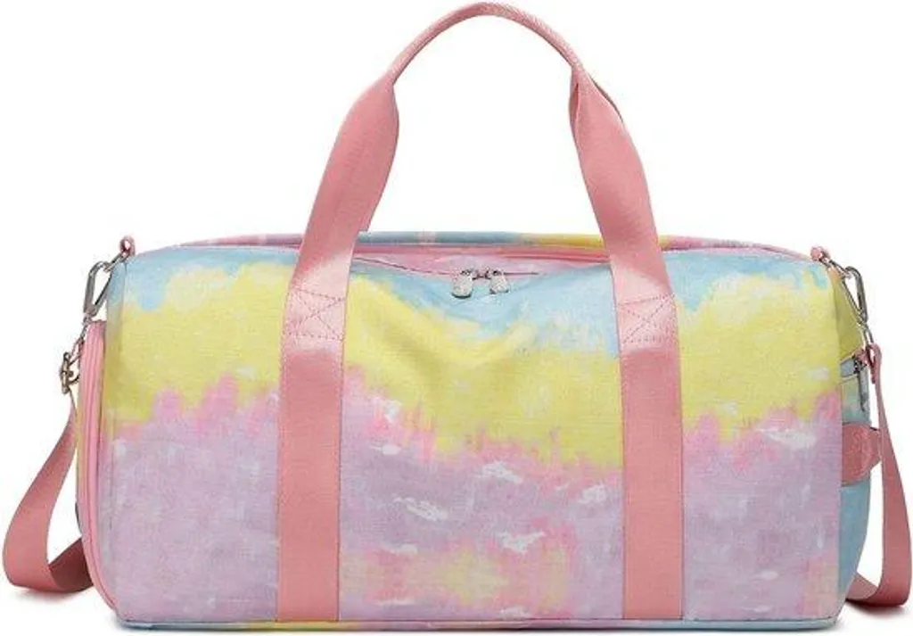 Sac de natation et piscine pour fille violet étanche avec étoiles