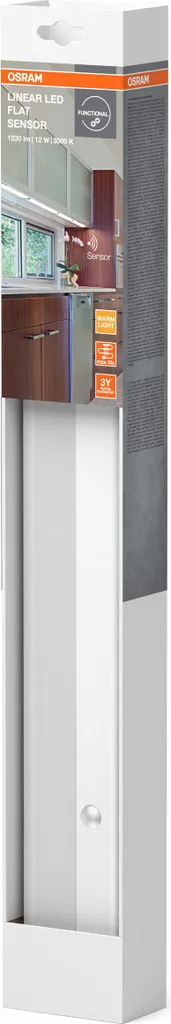 Réglette LED avec Capteur Osram Linear Flat 53 cm Luminaire Cuisine