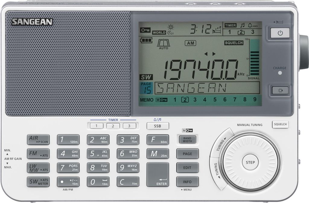 Sangean ATS-909X2, Tragbar, Digital, AM, FM, LW, SW, 87,5 - Produktbild 