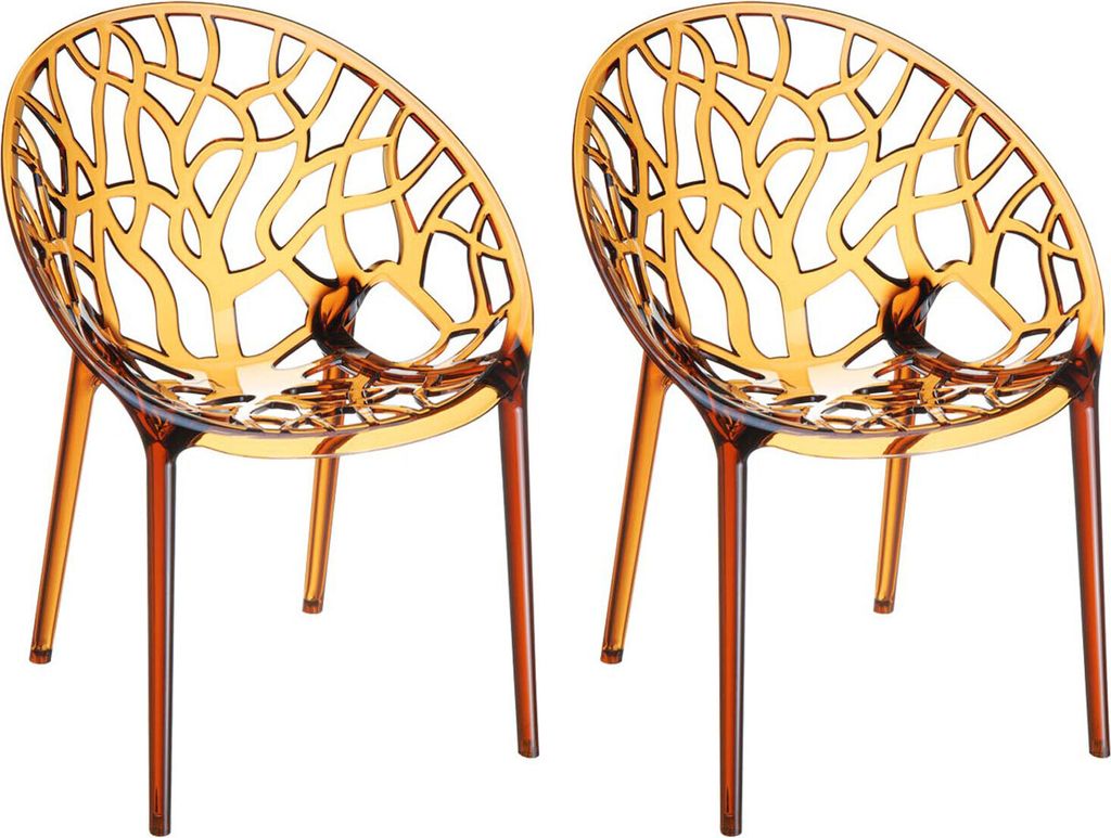 2er SET Stapelstuhl HLO-CP54 bernstein