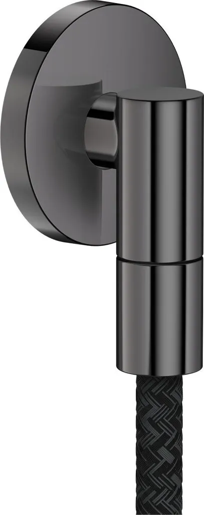AXOR Wall Outlet Fine 36737330: Raccordo Murale Cromato Nero Lucido