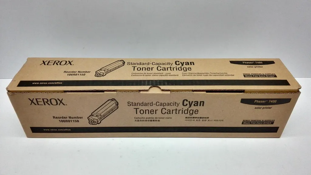Toner Xerox 106R01150 Cyan authentique pour des rendus nets et précis