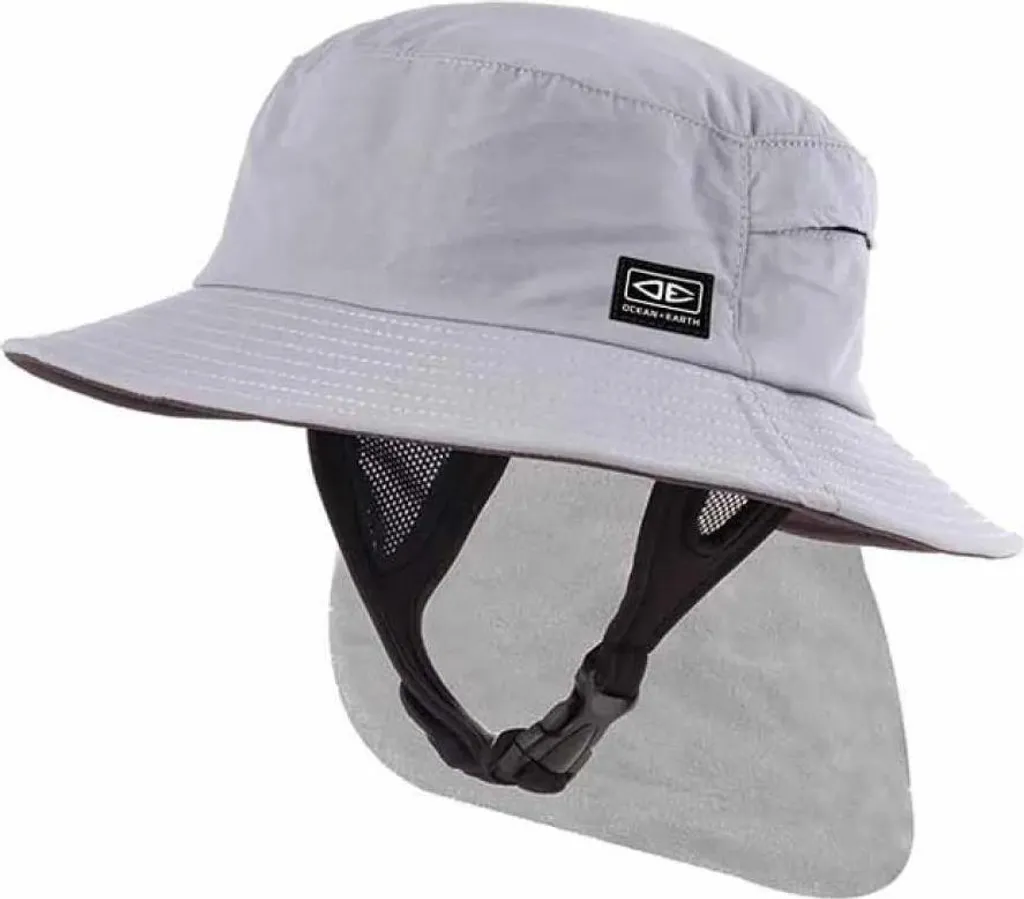 Ocean & Earth Indo Stiff Peak Surf Hat Gris M - Chapeau Surf Technique