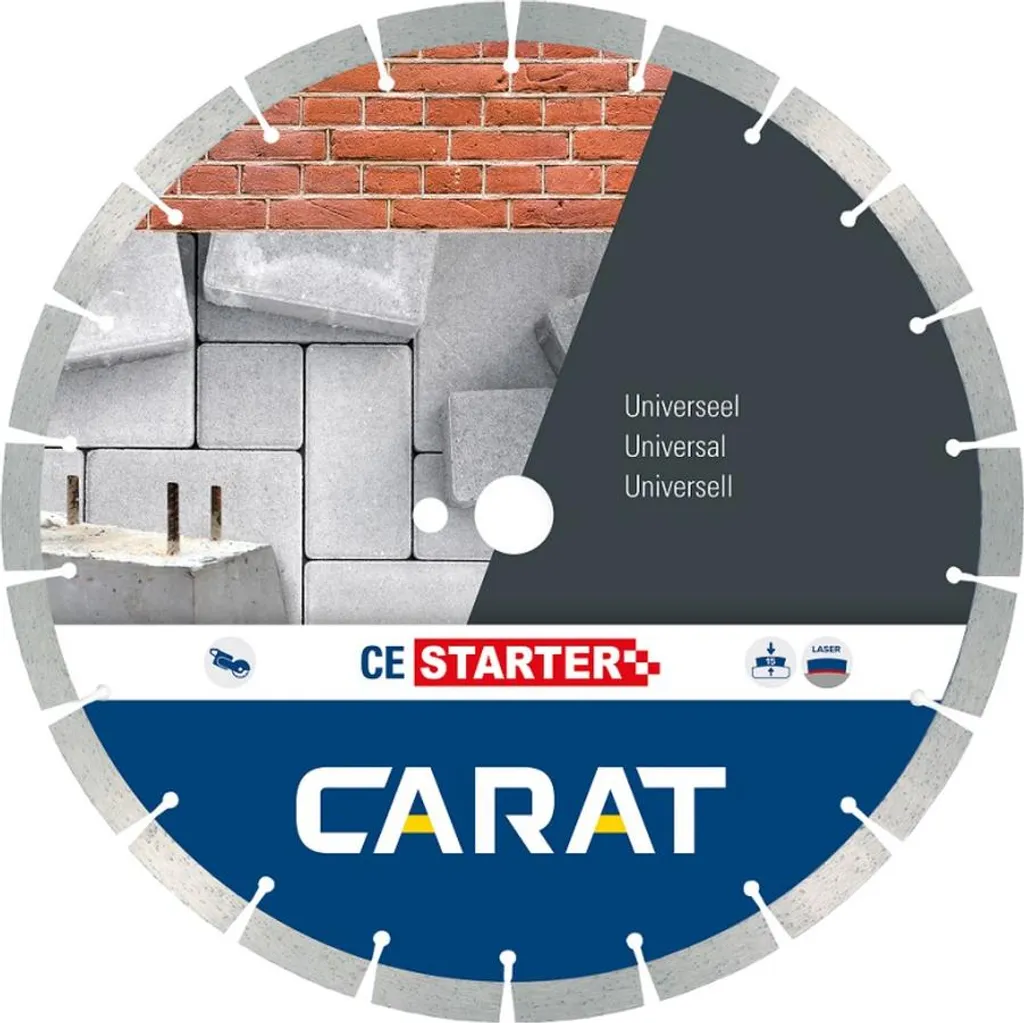 Disco Carat CES1253000 125mm | Taglio Diamantato Universale Serie Starter