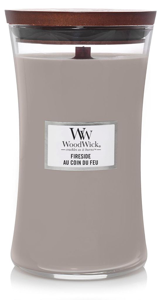 WoodWick Fireside vonná svíčka s dřevěným knotem 609,5 g Obrázek produktu 