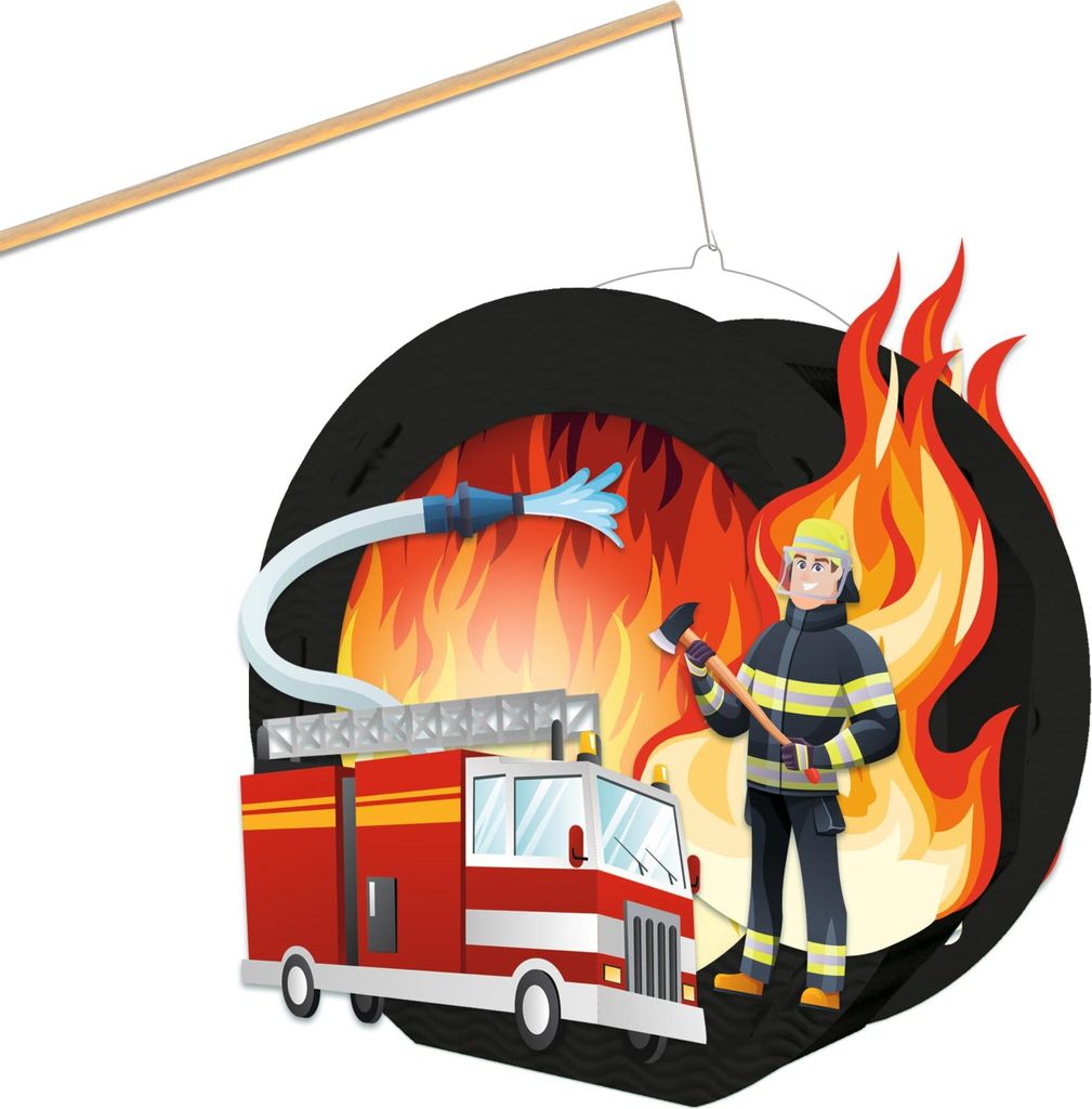 URSUS Laternen Bastelset EASY LINE 16 FEUERWEHR Produktbild 