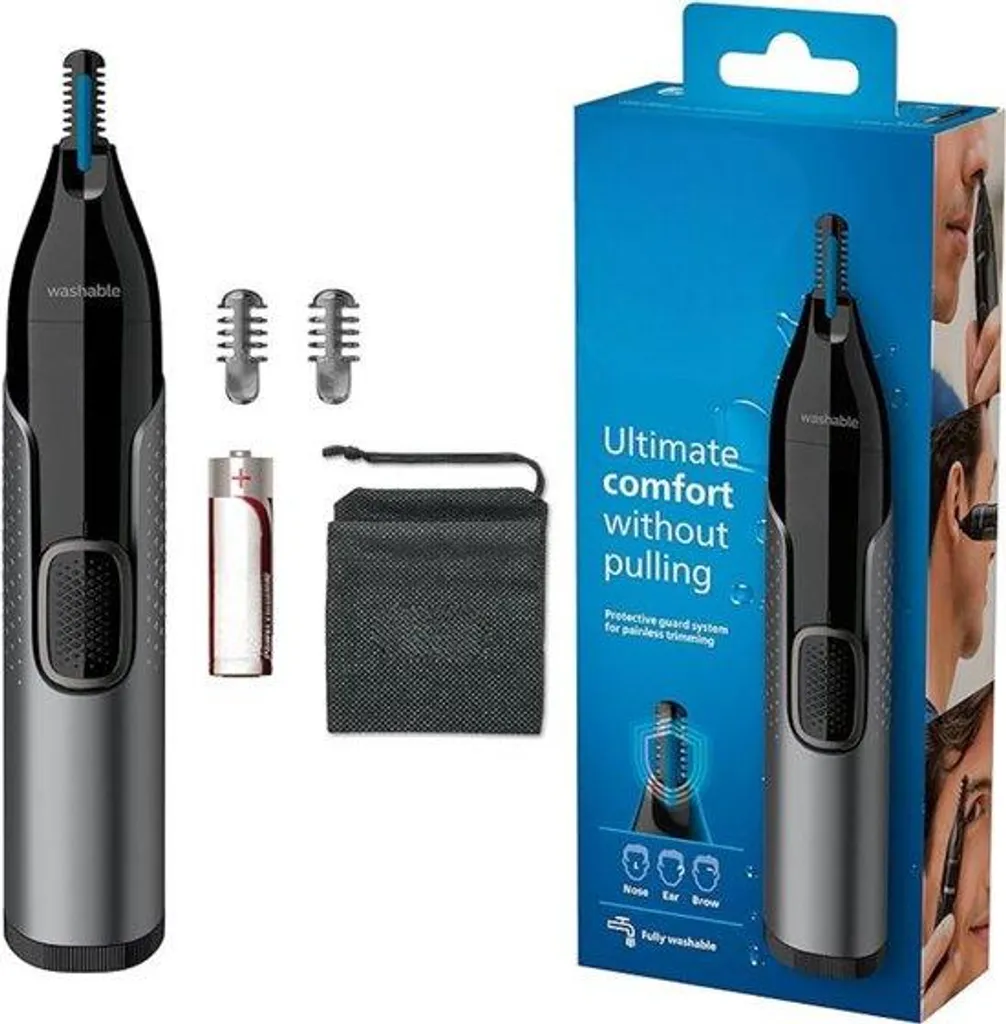 Tondeuse nez et barbe Pro-Series X avec lames tranchantes en acier inox
