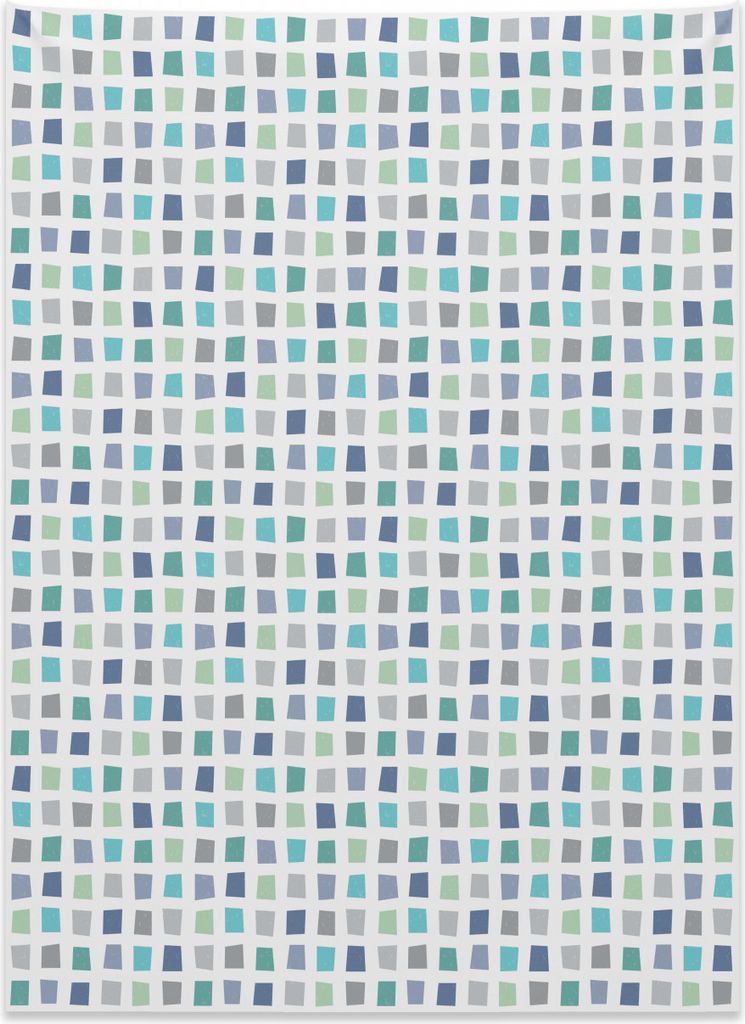 Abakuhaus Minimalistisch Wandteppich, Shades of Color Squares aus Weiches Mikrofaser Stoff Kein Verblassen Klare Farben Waschbar, 110 x 150 cm, Meh...