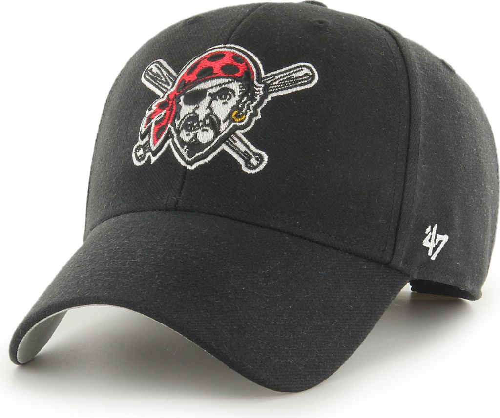 MLB Pittsburgh Pirates ’47 Basecap Cap MVP Kappe Baseballcap 195000924002 schwarz