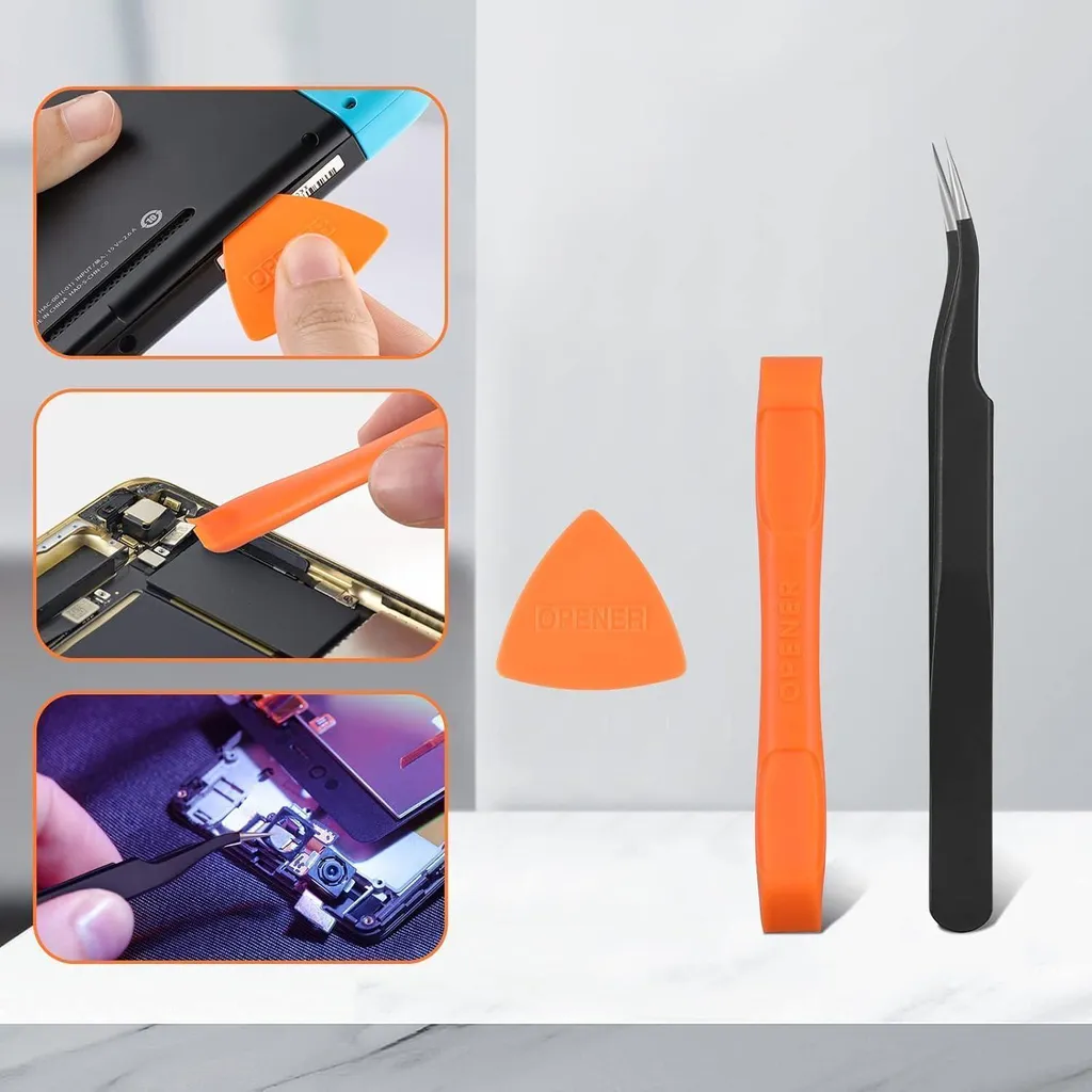 Kit d'Outils de Réparation pour Joycon et Switch Lite avec Pince de Précision